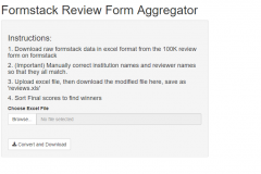 Automated Formstack Form Data Aggregator